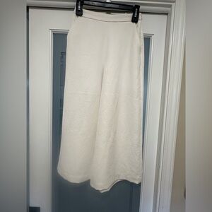 Wilfred Cream Tailored Palazzo Pants